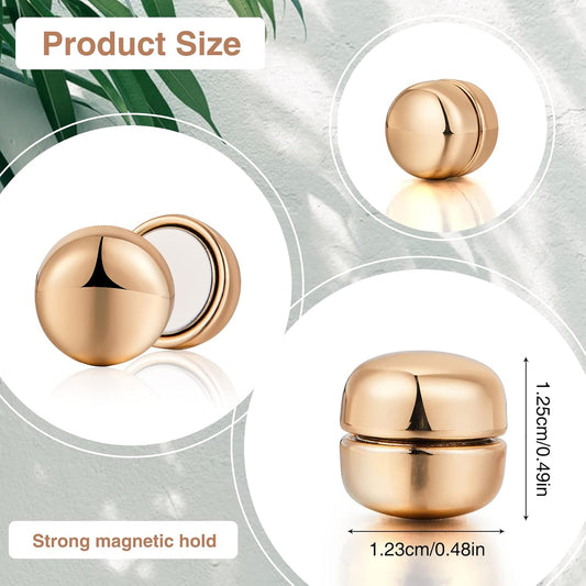 8 Pairs Premium Strong Hijab Magnetic Pins, No-Snag Multi-Use Hijab Magnets, Professional Pinless Magnetic Hijab Pins, Shiny and Matte Style Pack