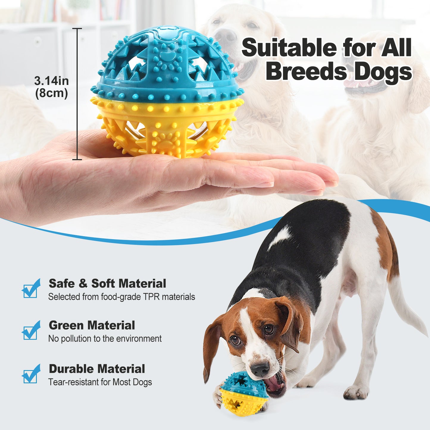 Leaking Food Chew Sound Ball Toy - Zayd’s Department Store