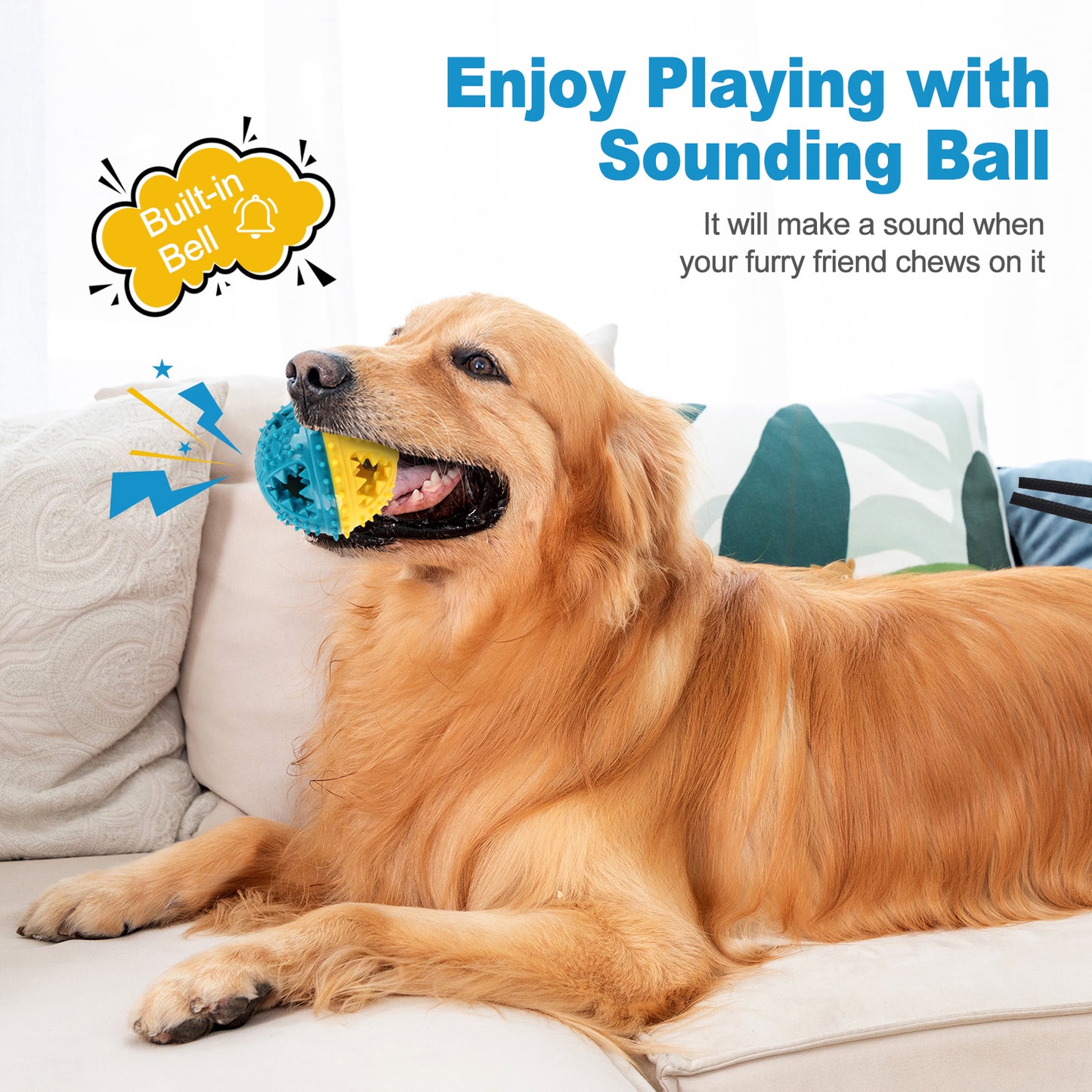 Leaking Food Chew Sound Ball Toy - Zayd’s Department Store