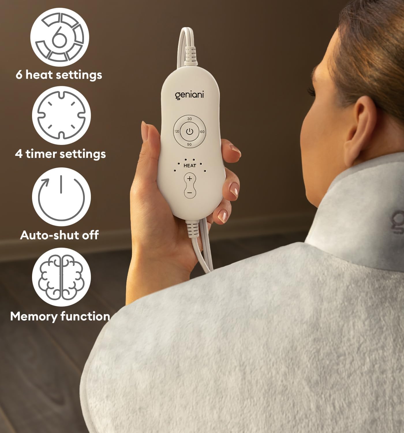 Neck & Shoulders Heating Wrap Lava