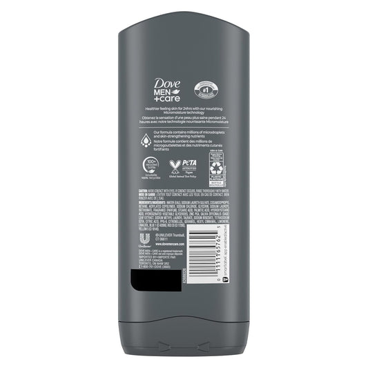 Dove Reviving Minerals & Sage Body and Face Wash with 24-Hour Nourishing Micromoisture Technology Body Wash for Men, 13.5 Oz