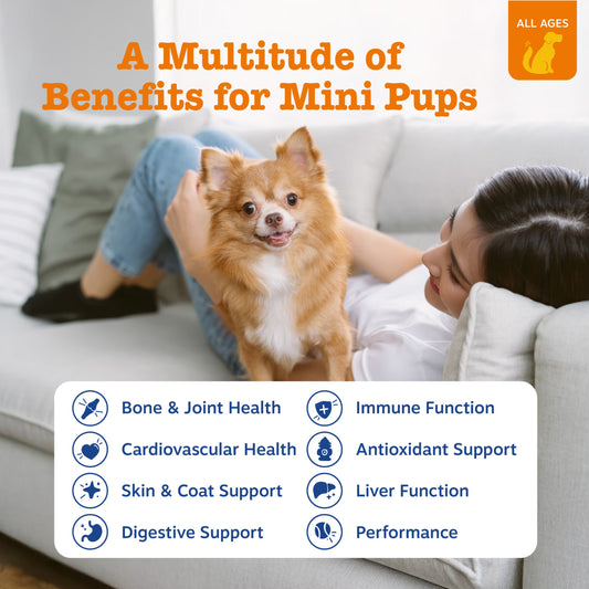 8-In-1 Multivitamin Mini Bites Chicken Flavor Dog Supplement, 90 Count