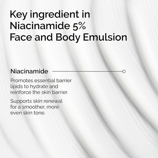 The Ordinary Niacinamide 5% Face and Body Emulsion, Dark Spot & Skin Tone Corrector, 3.4 Fl Oz