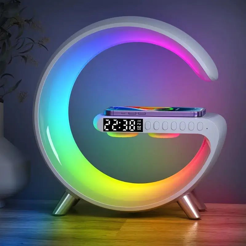 Sunrise Alarm Clock with 15W Wireless Charger & RGB Light
