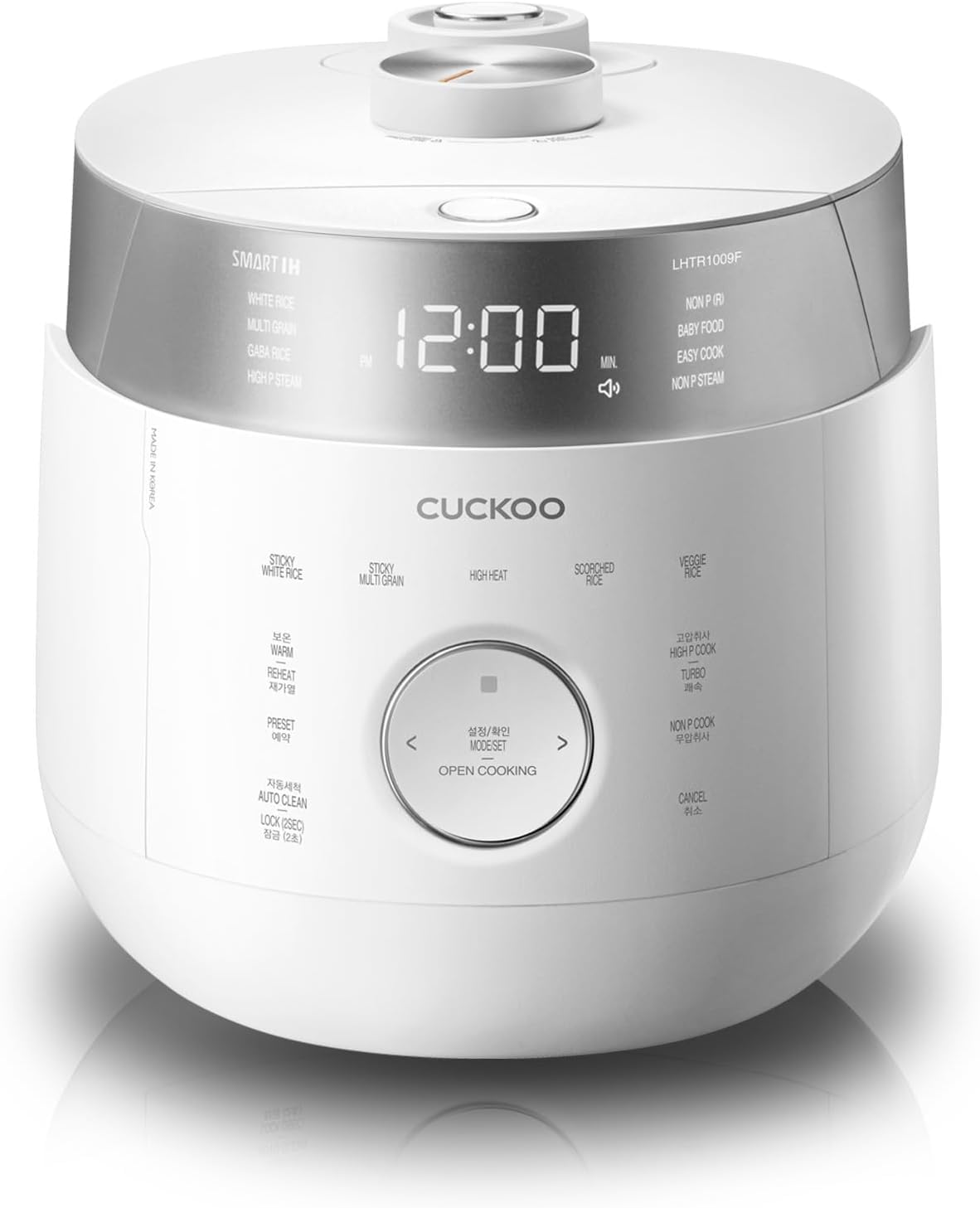 CUCKOO CRP-LHTR0609F | Rice Cooker 6 Cup (Uncooked) Twin Pressure Induction Heating Cooker | 16 Menu Options
