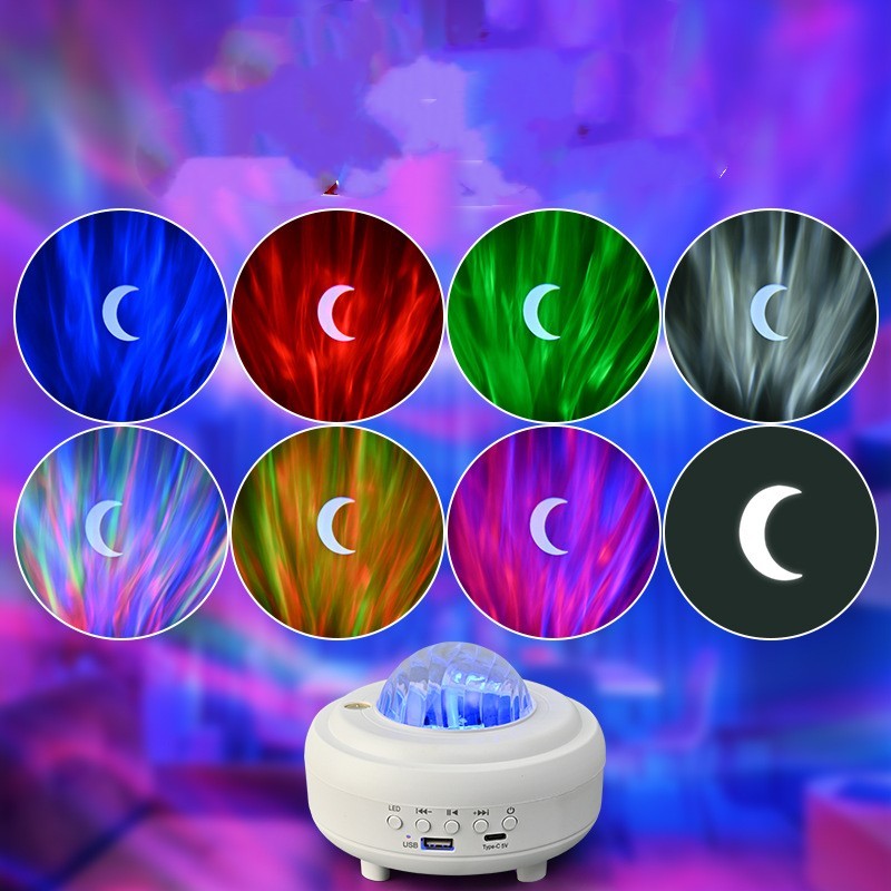 Bluetooth LED Night Light Starry Sky Projector