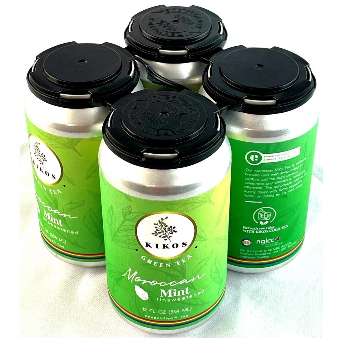 Nitro Cold Tea - Moroccan Mint Tea - Unsweetened 12 Oz Can - Zayd’s Department Store