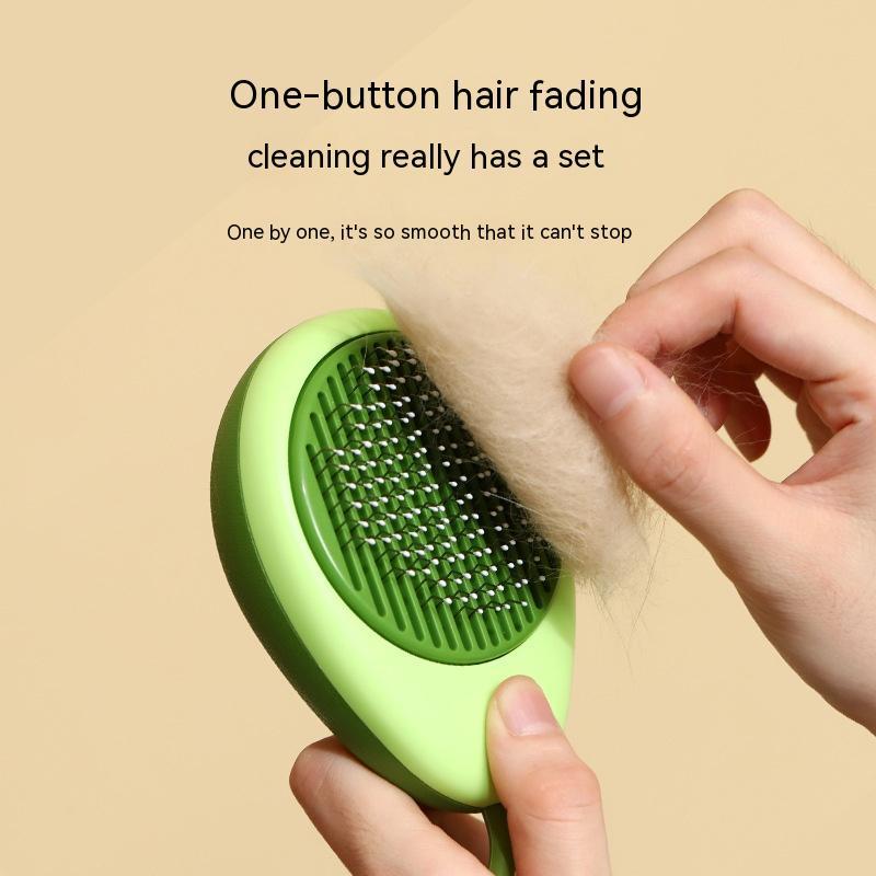 Cat Brush Hair Remover Cleaning Avocado Shaped Dog Grooming Tool Pet Combs Brush Stainless Steel Needle Pet Cleaning Care - Zayd’s Department Store