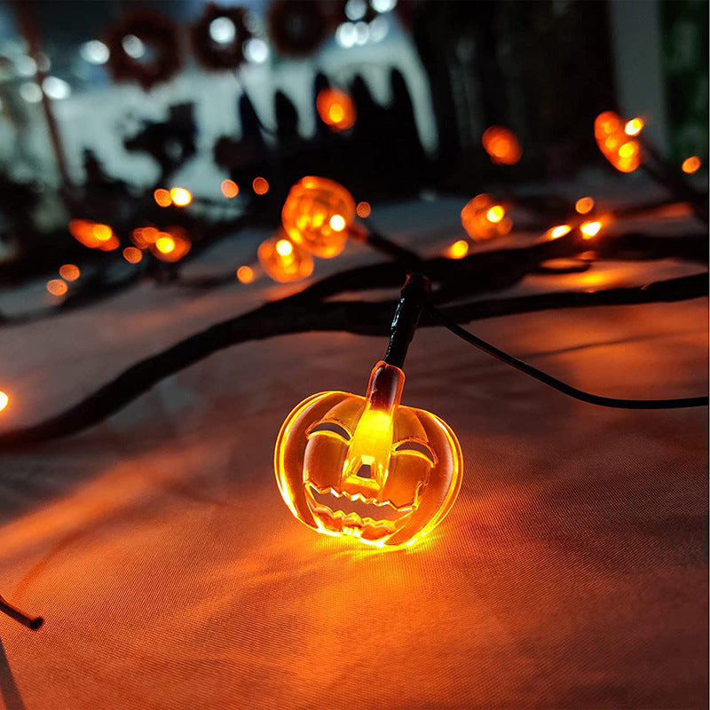 Halloween LED Willow Vine String Light Cool Cartoon Bat Pumpkin Decoration For Indoor Outdoor Party House Decor - Zayd’s Department Store