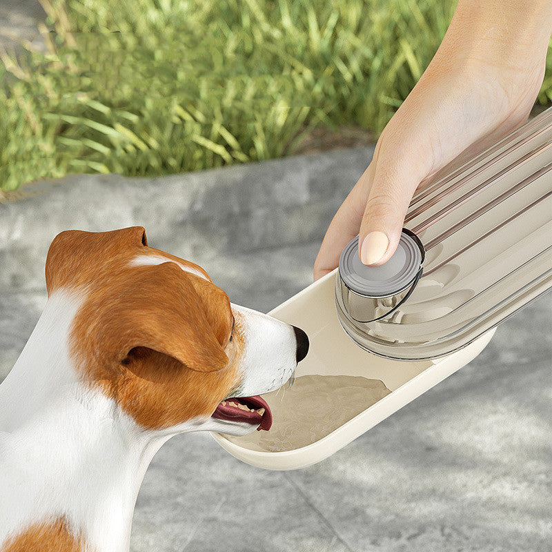 2 In 1 Pet Water Cup Segment Design Green Dog Walking Portable Drinking Cup Dog Feeding Supplies Pet Supplies Dog Walking Water Feeder Pets Products - Zayd’s Department Store