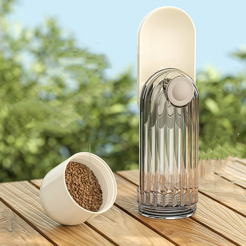2 In 1 Pet Water Cup Segment Design Green Dog Walking Portable Drinking Cup Dog Feeding Supplies Pet Supplies Dog Walking Water Feeder Pets Products - Zayd’s Department Store