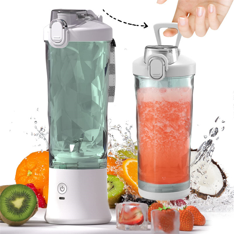 Portable Blender Juicer Personal Size Blender For Shakes And Smoothies With 6 Blade Mini Blender Kitchen Gadgets - Zayd’s Department Store