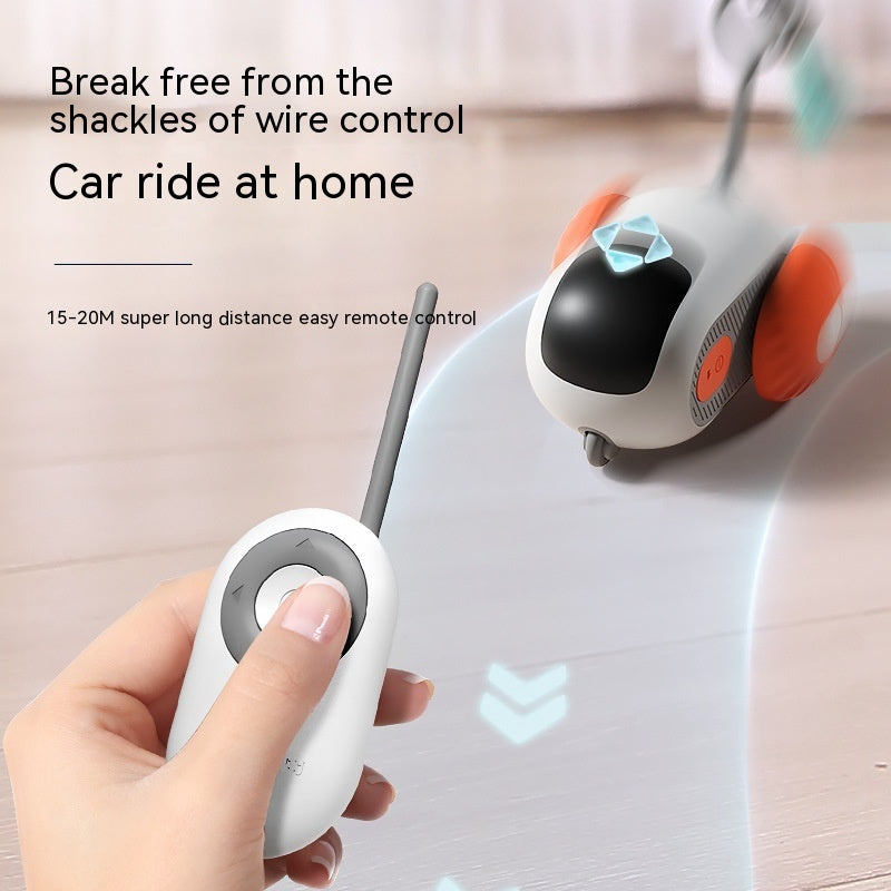 Remote Control Interactive Cat Car Toy USB Charging Chasing Automatic Self-moving Remote Smart Control Car Interactive Cat Toy Pet Products - Zayd’s Department Store