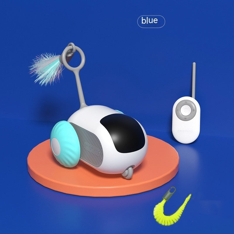 Remote Control Interactive Cat Car Toy USB Charging Chasing Automatic Self-moving Remote Smart Control Car Interactive Cat Toy Pet Products - Zayd’s Department Store
