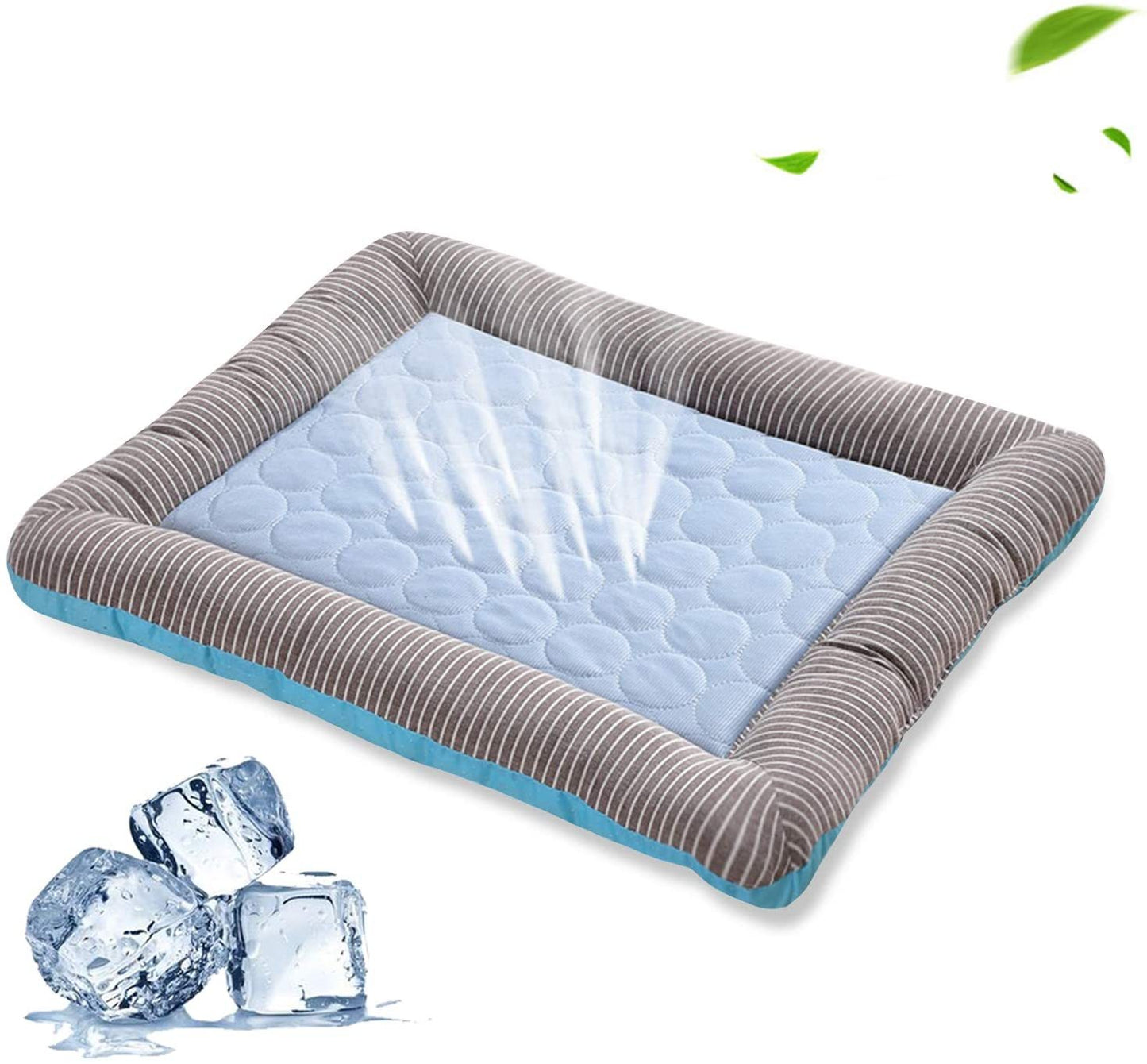 Pet Cooling Pad Bed For Dogs Cats Puppy Kitten Cool Mat Pet Blanket Ice Silk Material Soft For Summer Sleeping Blue Breathable - Zayd’s Department Store