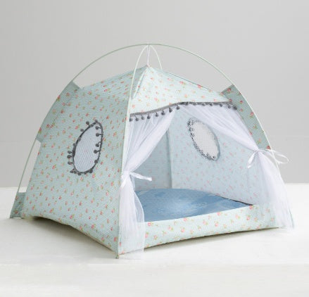Cat Tent Cat Cat House Enclosed Pet Bed - Zayd’s Department Store