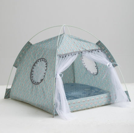 Cat Tent Cat Cat House Enclosed Pet Bed - Zayd’s Department Store