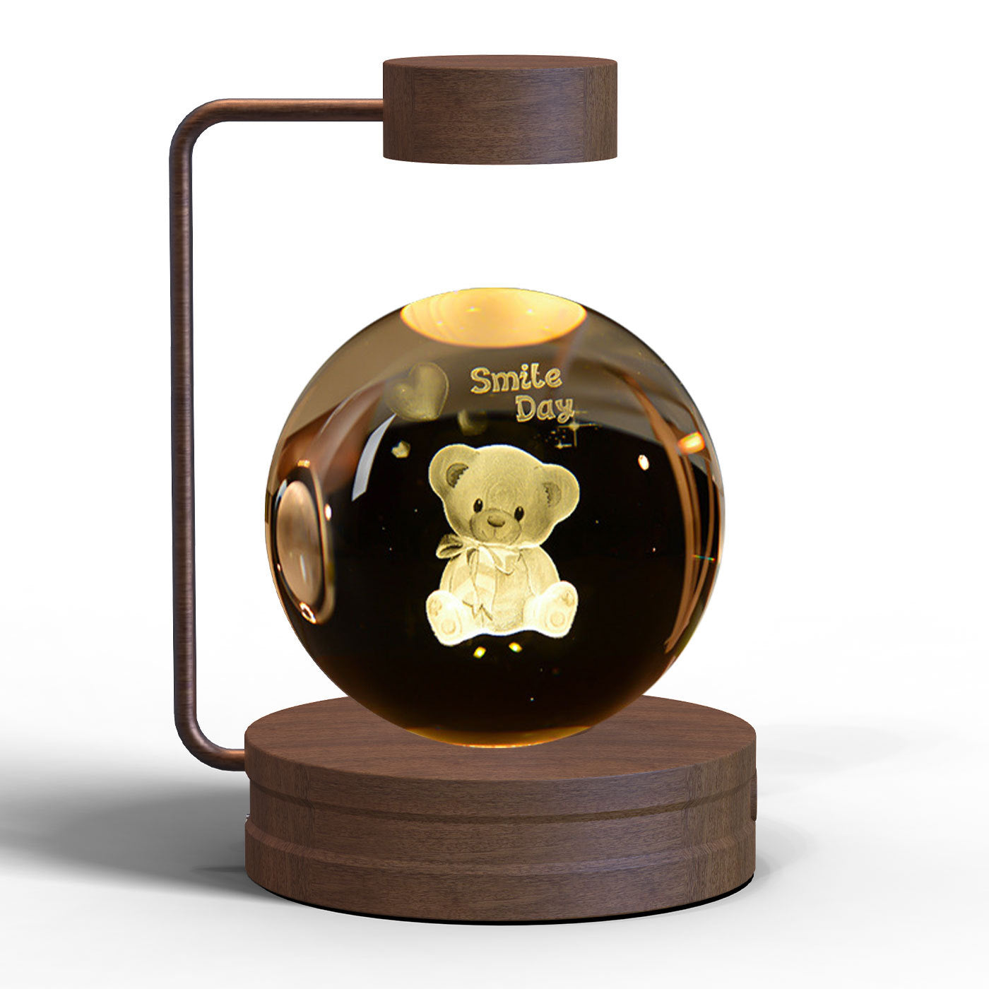 Crystal Ball Cosmic Dinosaur Indoor Night Light USB Power Warm Bedside Light Birthday Gift Night Lamp - Zayd’s Department Store