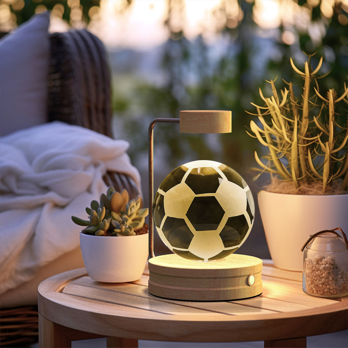 Crystal Ball Cosmic Dinosaur Indoor Night Light USB Power Warm Bedside Light Birthday Gift Night Lamp - Zayd’s Department Store