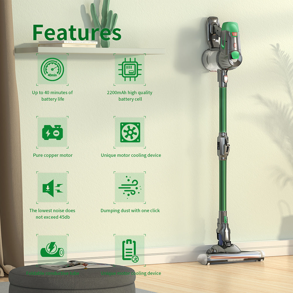 Handheld Wireless Vaccum Cleaner With Foldable Tube - Zayd’s Department Store