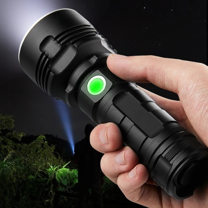Strong Flashlight Focusing Led Light Rechargeable Super Bright LED Outdoor Xenon Lamp - Zayd’s Department Store