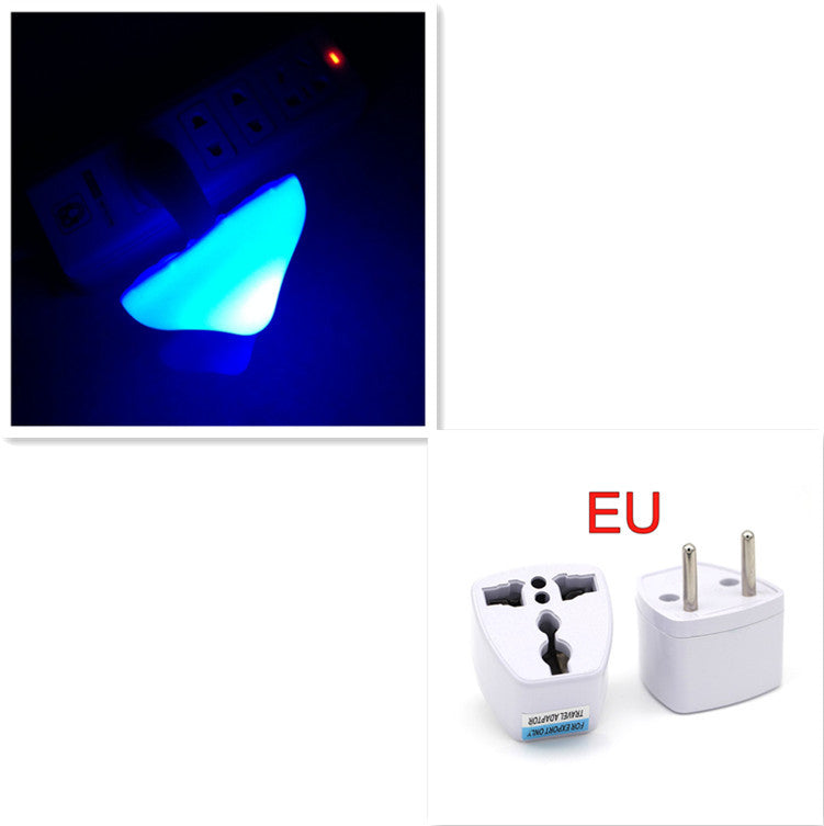 LED Night Light Mushroom Wall Socket Lamp EU US Plug Warm White Light-control Sensor Bedroom Light Home Decoration - Zayd’s Department Store