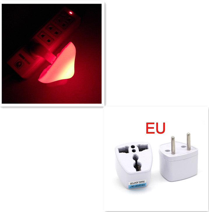 LED Night Light Mushroom Wall Socket Lamp EU US Plug Warm White Light-control Sensor Bedroom Light Home Decoration - Zayd’s Department Store