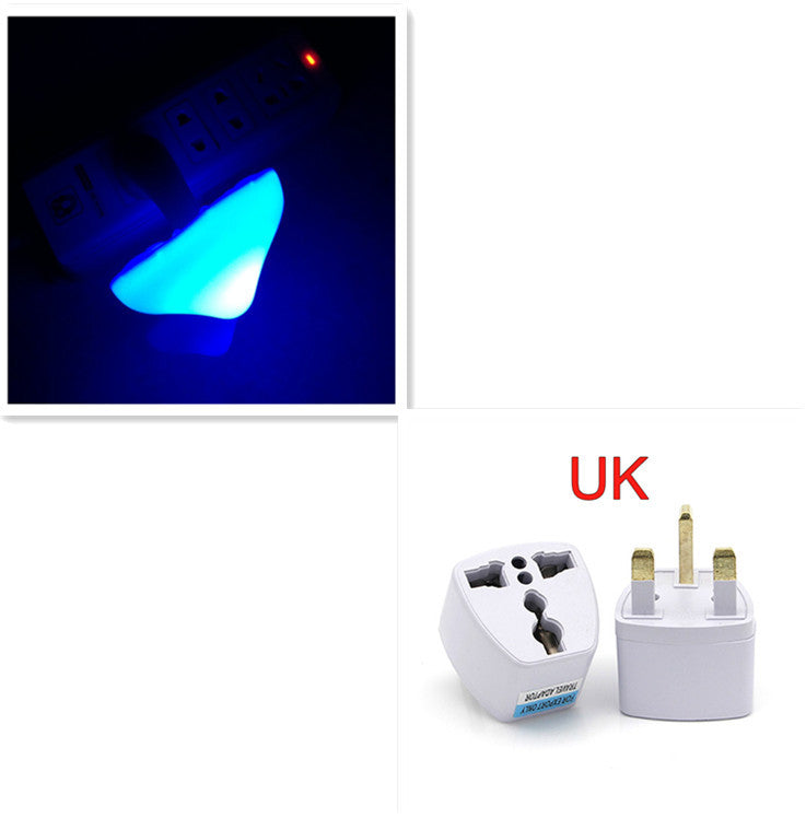 LED Night Light Mushroom Wall Socket Lamp EU US Plug Warm White Light-control Sensor Bedroom Light Home Decoration - Zayd’s Department Store