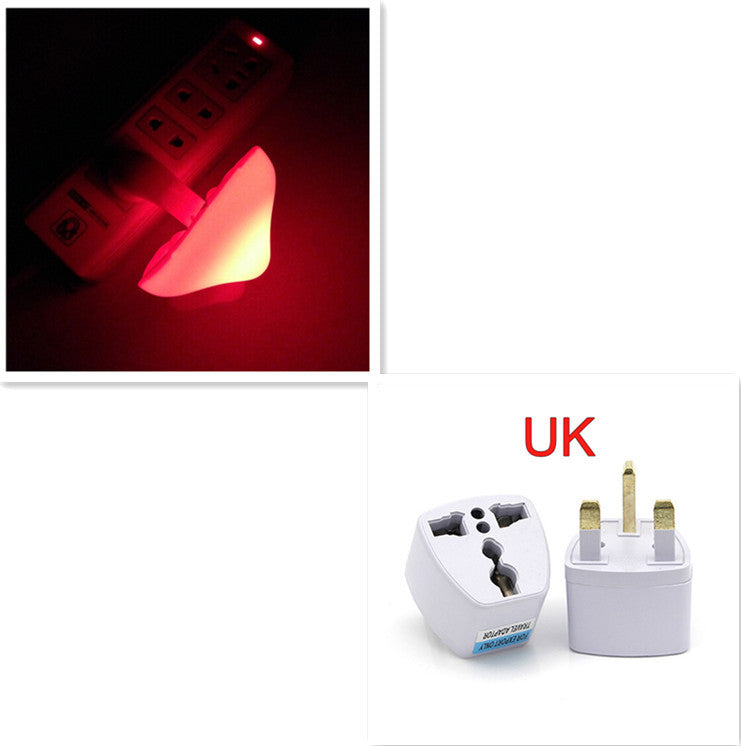 LED Night Light Mushroom Wall Socket Lamp EU US Plug Warm White Light-control Sensor Bedroom Light Home Decoration - Zayd’s Department Store