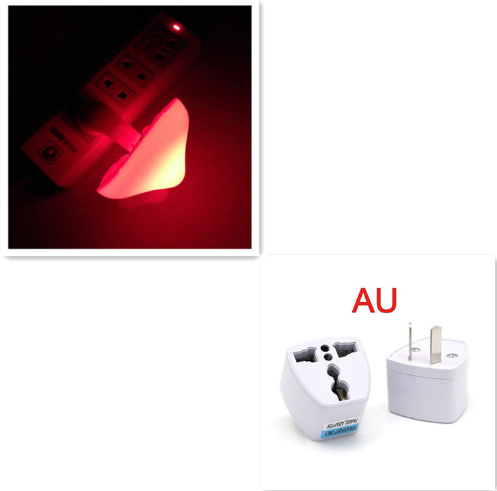 LED Night Light Mushroom Wall Socket Lamp EU US Plug Warm White Light-control Sensor Bedroom Light Home Decoration - Zayd’s Department Store