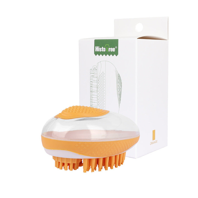 Dog Cat Bath Brush 2-in-1 Pet SPA Massage Comb Soft Silicone Pets Shower Hair Grooming Cmob Dog Cleaning Tool Pet Products - Zayd’s Department Store