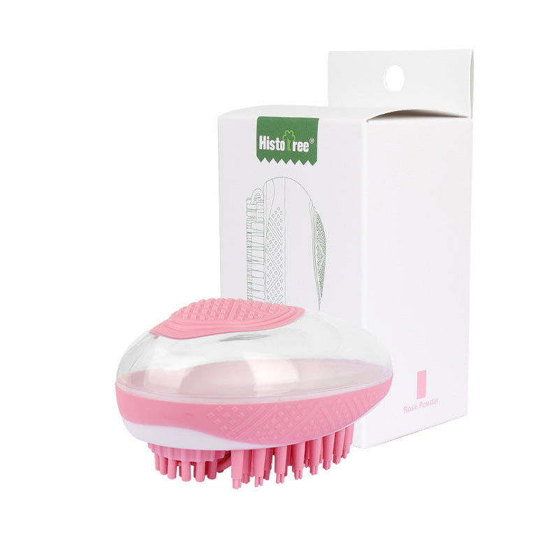Dog Cat Bath Brush 2-in-1 Pet SPA Massage Comb Soft Silicone Pets Shower Hair Grooming Cmob Dog Cleaning Tool Pet Products - Zayd’s Department Store