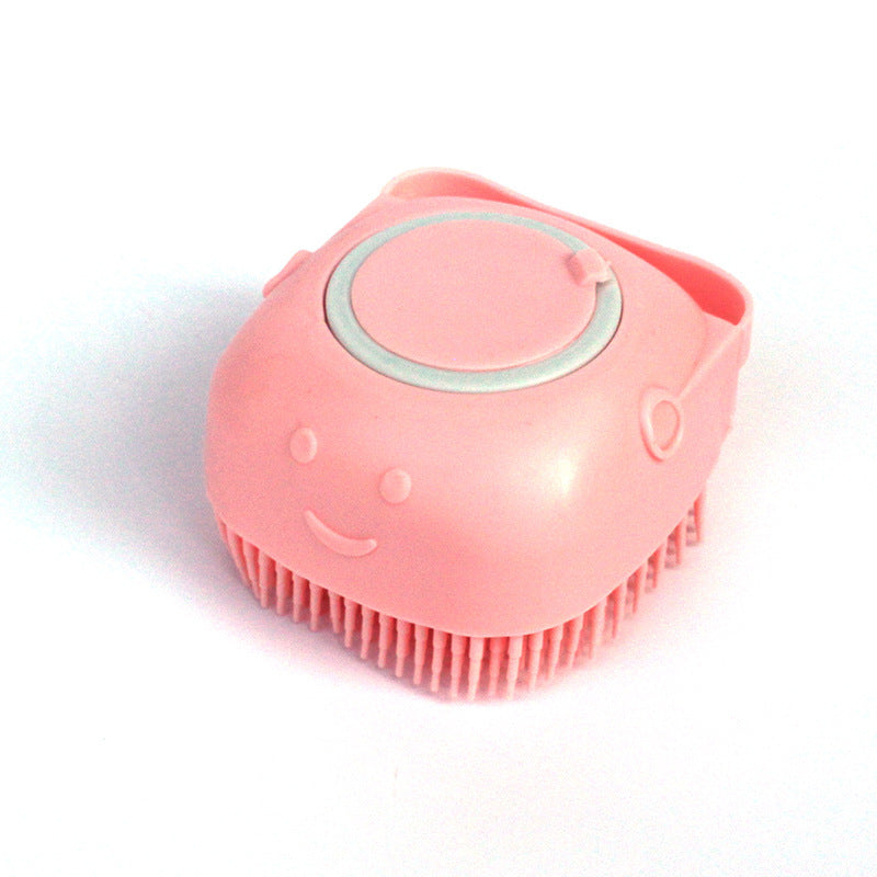 Silicone Dog Bath Massage Gloves Brush Pet Cat Bathroom Cleaning Tool Comb Brush For Dog Can Pour Shampoo Dog Grooming Supplies - Zayd’s Department Store