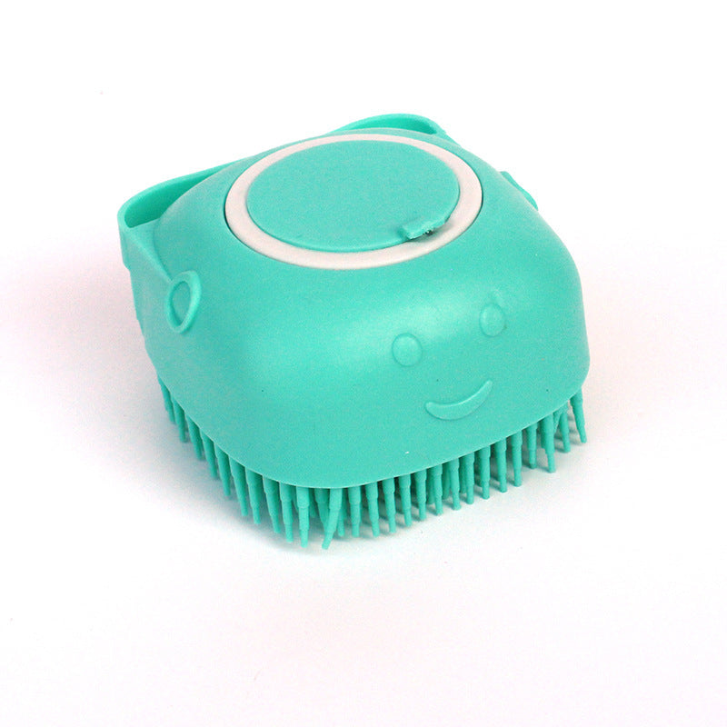 Silicone Dog Bath Massage Gloves Brush Pet Cat Bathroom Cleaning Tool Comb Brush For Dog Can Pour Shampoo Dog Grooming Supplies - Zayd’s Department Store