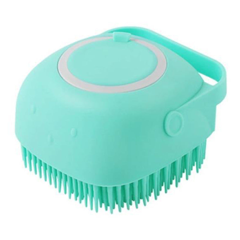 Silicone Dog Bath Massage Gloves Brush Pet Cat Bathroom Cleaning Tool Comb Brush For Dog Can Pour Shampoo Dog Grooming Supplies - Zayd’s Department Store