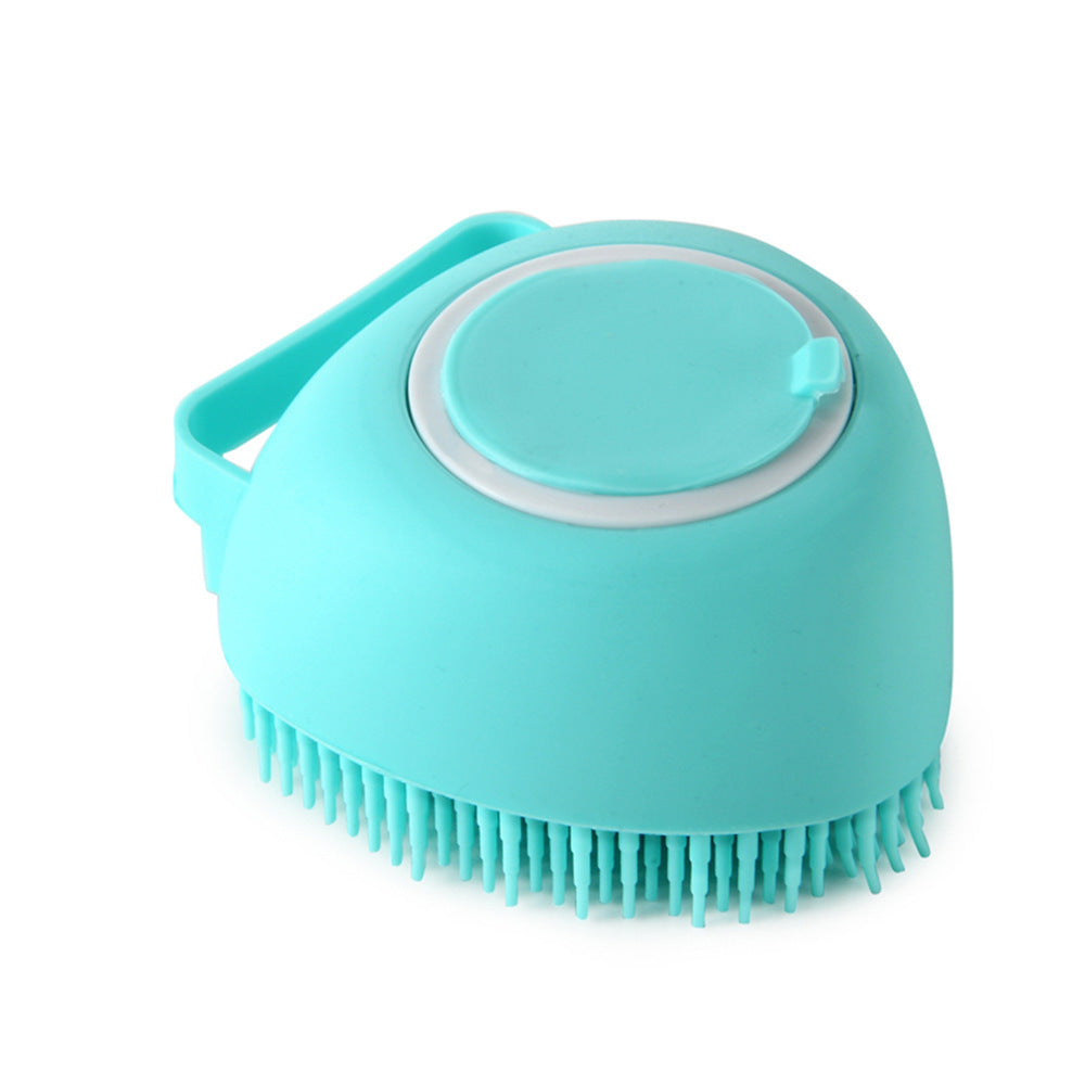 Silicone Dog Bath Massage Gloves Brush Pet Cat Bathroom Cleaning Tool Comb Brush For Dog Can Pour Shampoo Dog Grooming Supplies - Zayd’s Department Store