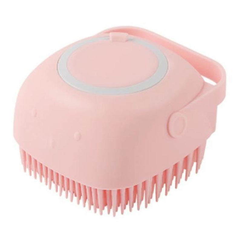 Silicone Dog Bath Massage Gloves Brush Pet Cat Bathroom Cleaning Tool Comb Brush For Dog Can Pour Shampoo Dog Grooming Supplies - Zayd’s Department Store