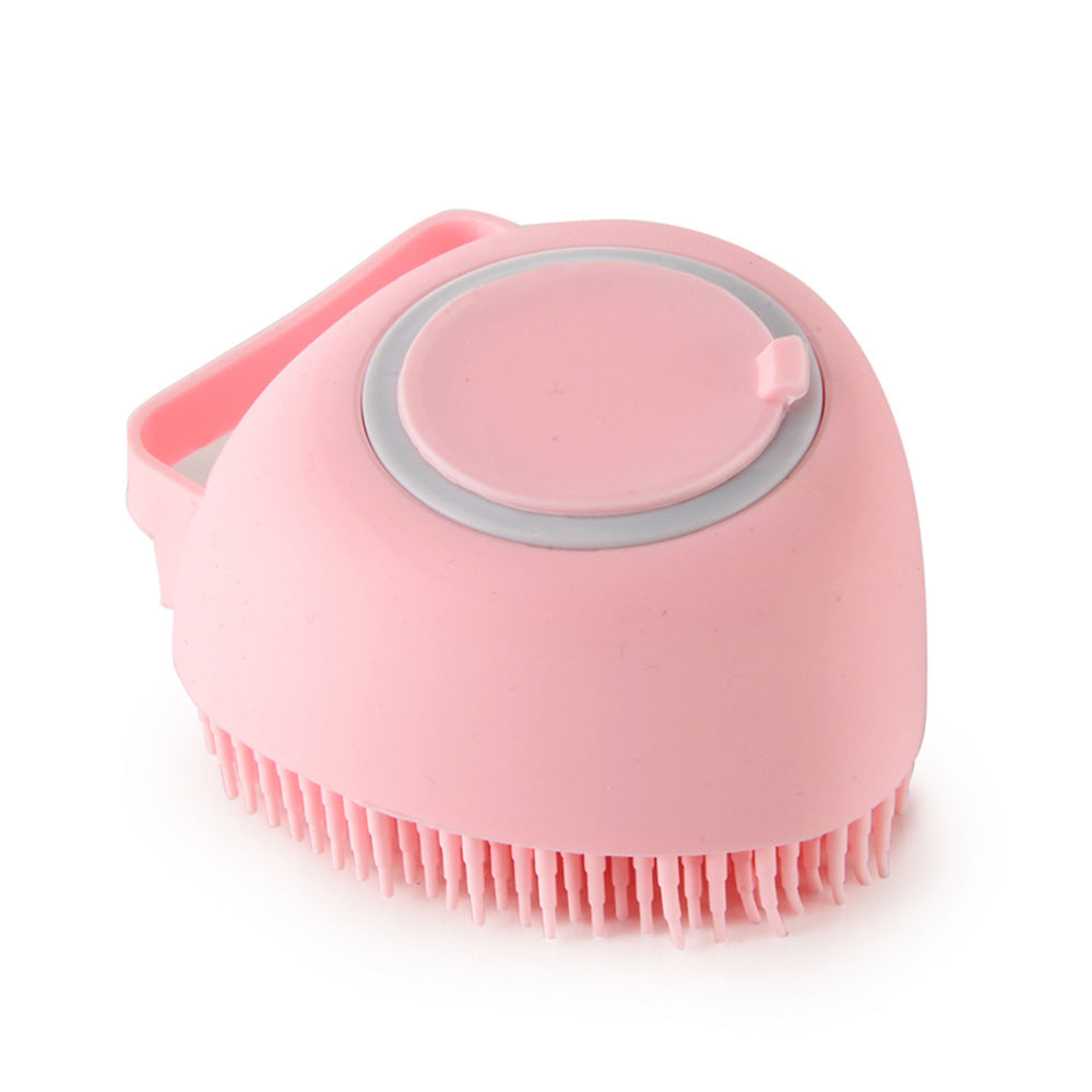 Silicone Dog Bath Massage Gloves Brush Pet Cat Bathroom Cleaning Tool Comb Brush For Dog Can Pour Shampoo Dog Grooming Supplies - Zayd’s Department Store