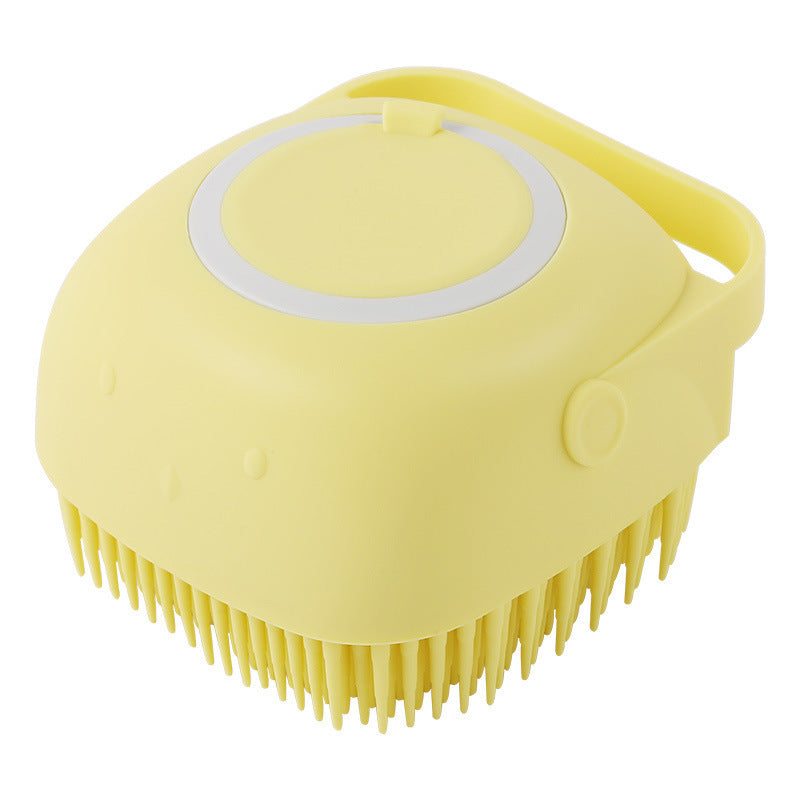 Silicone Dog Bath Massage Gloves Brush Pet Cat Bathroom Cleaning Tool Comb Brush For Dog Can Pour Shampoo Dog Grooming Supplies - Zayd’s Department Store