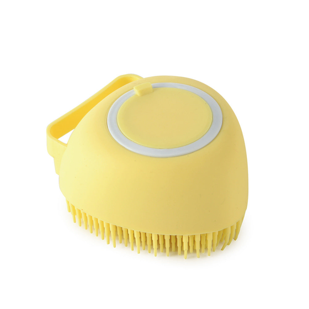 Silicone Dog Bath Massage Gloves Brush Pet Cat Bathroom Cleaning Tool Comb Brush For Dog Can Pour Shampoo Dog Grooming Supplies - Zayd’s Department Store