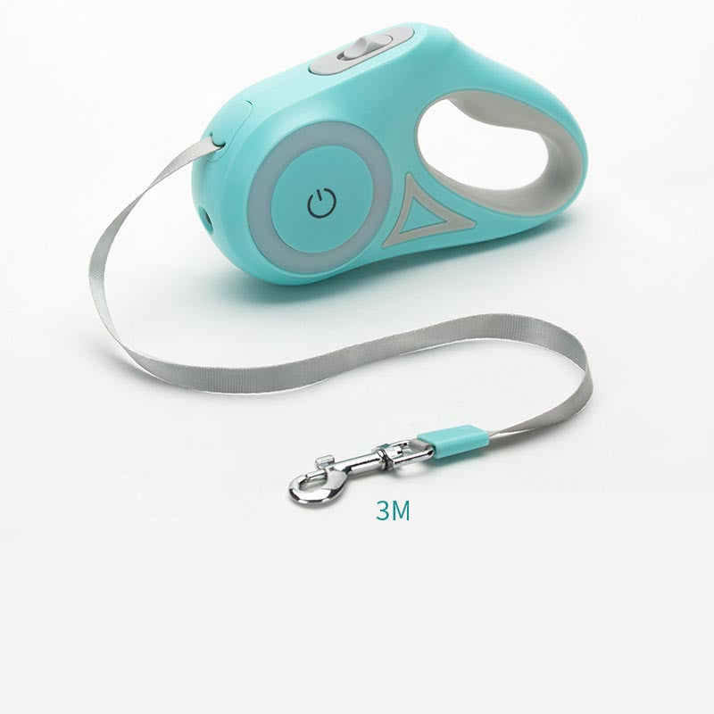 Dog Leash Retractable Leash And Dog Collar Spotlight Automatic Pet Dog Cat Traction Rope For Small Medium Dogs Pet Product - Zayd’s Department Store