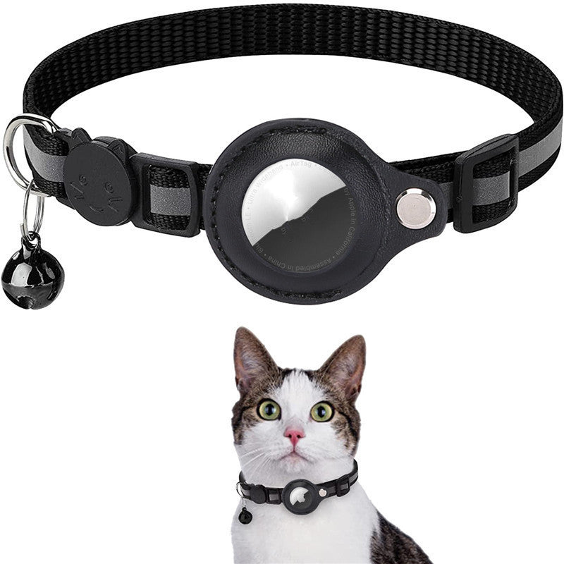 Reflective Collar Waterproof Holder Case For Airtag Air Tag Airtags Protective Cover Cat Dog Kitten Puppy Nylon Collar - Zayd’s Department Store