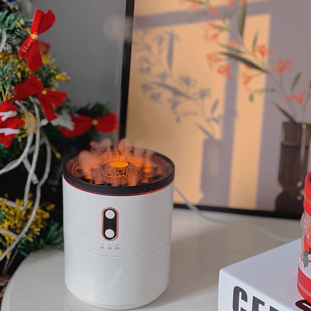Volcanic Flame Aroma Essential Oil Diffuser USB Portable Jellyfish Air Humidifier Night Light Lamp Fragrance Humidifier - Zayd’s Department Store