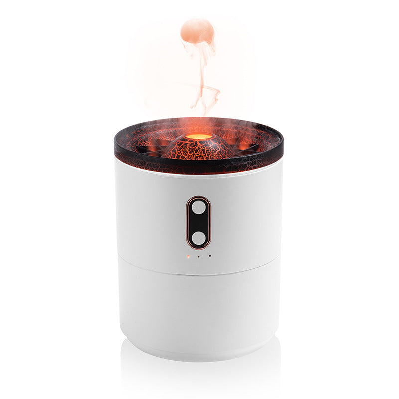 Volcanic Flame Aroma Essential Oil Diffuser USB Portable Jellyfish Air Humidifier Night Light Lamp Fragrance Humidifier - Zayd’s Department Store