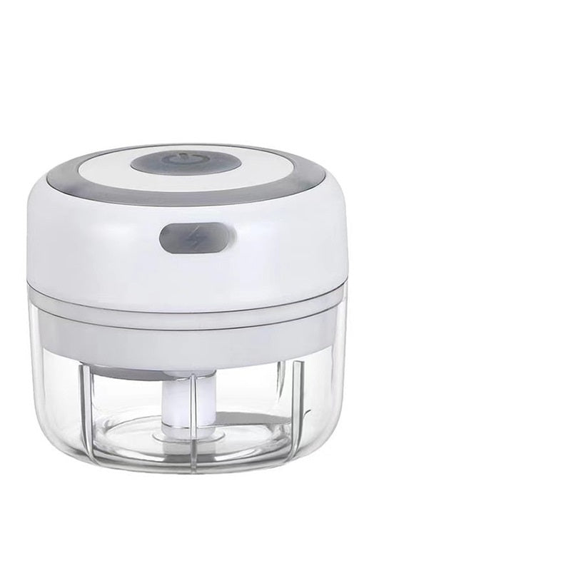 Mini Electric Garlic Chopper USB Charging Ginger Masher Machine Sturdy Durable Chili Vegetable Crusher Kitchen Tool - Zayd’s Department Store
