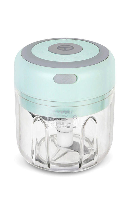 Mini Electric Garlic Chopper USB Charging Ginger Masher Machine Sturdy Durable Chili Vegetable Crusher Kitchen Tool - Zayd’s Department Store