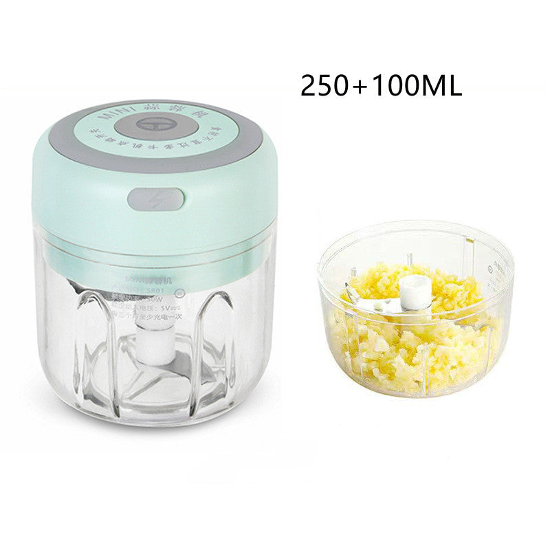 Mini Electric Garlic Chopper USB Charging Ginger Masher Machine Sturdy Durable Chili Vegetable Crusher Kitchen Tool - Zayd’s Department Store