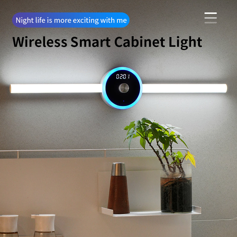 Smart Cabinet Light Clock Timing Sensor Light Removable LED Wardrobe Light Manual Sweep Switch Light - Zayd’s Department Store