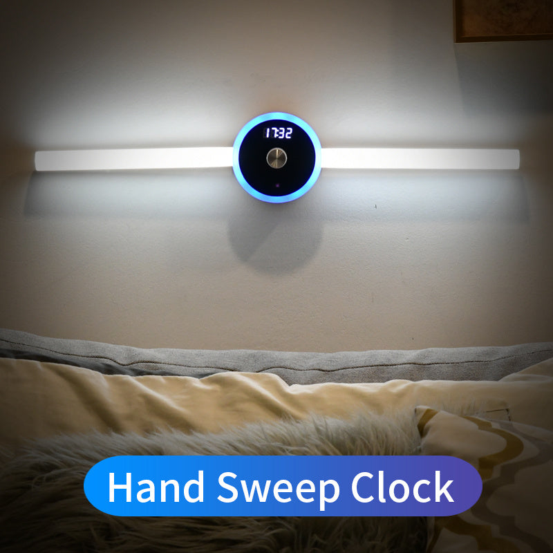 Smart Cabinet Light Clock Timing Sensor Light Removable LED Wardrobe Light Manual Sweep Switch Light - Zayd’s Department Store