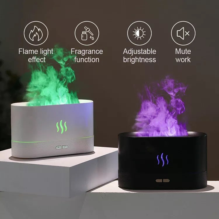 USB Ultrasonic Flame Humidifier - Zayd’s Department Store